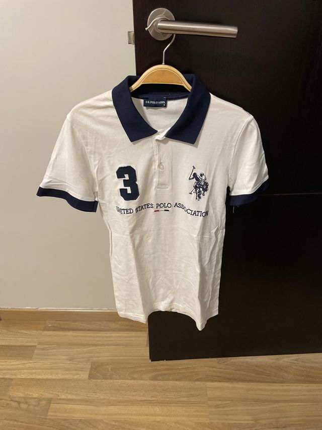 Polo Ralph Lauren niño blanco talla S
