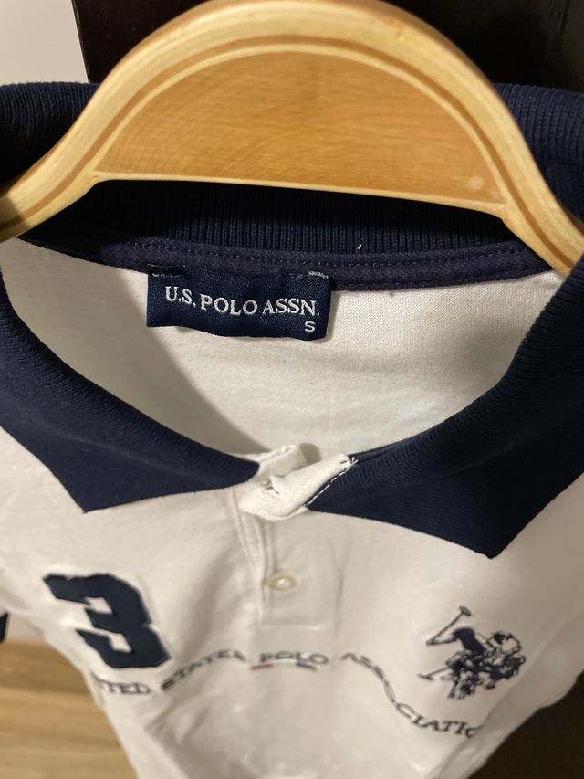 Polo Ralph Lauren niño blanco talla S