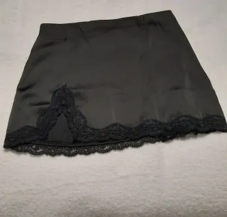 Falda Lencera Shein Encaje Negro