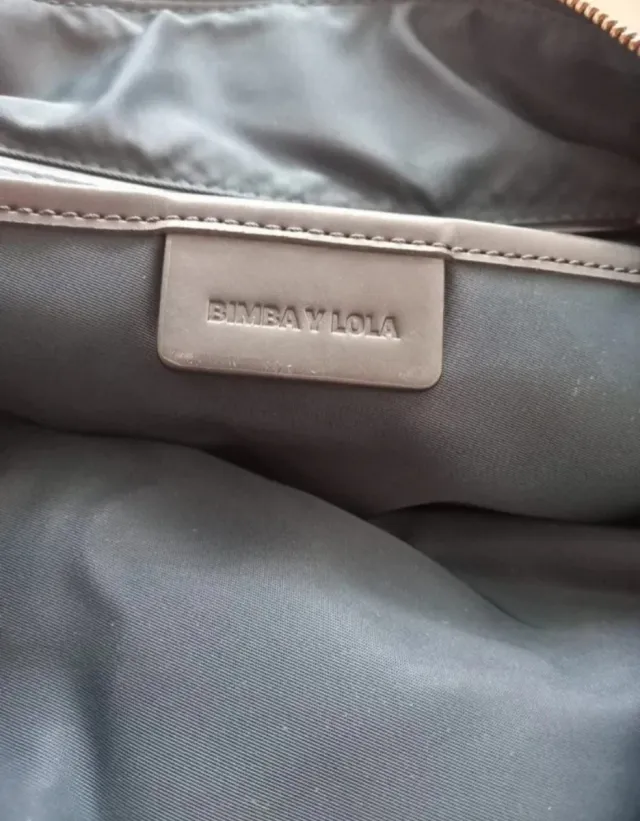 Bolso shopper Bimba&Lola color petróleo. Poco uso