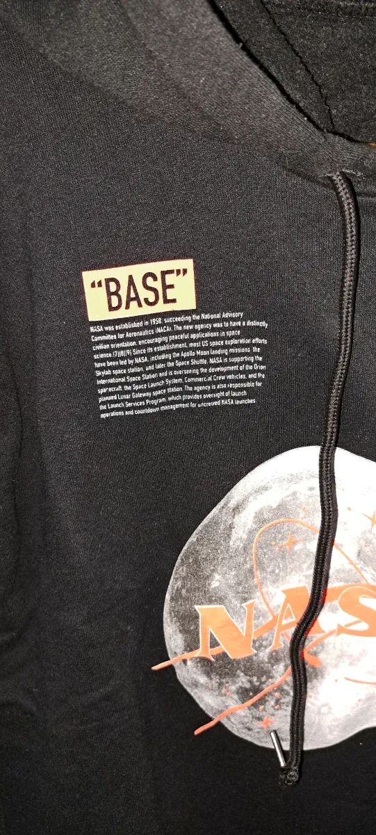 Felpa NASA con cappuccio donna