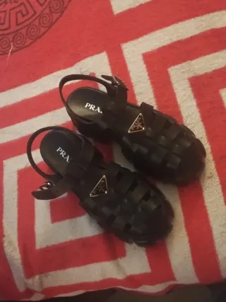 Sandalias Prada Mujer Negras