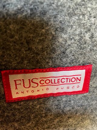 Cappotto uomo lana cotta grigio sfoderato