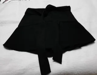 Falda pantalón Zara negra