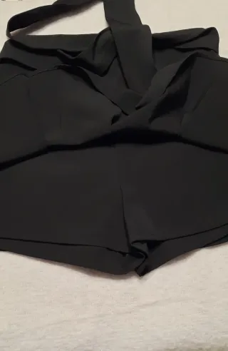 Falda pantalón Zara negra