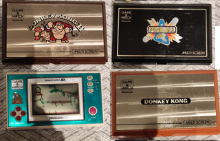 Lote 4 consolas Game & Watch Nintendo