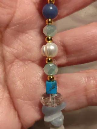 Pulsera de minerales variados