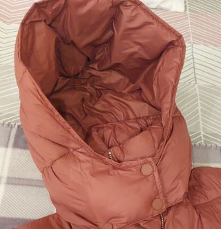 Parka Adolfo Dominguez  Rojo pálido,  larga.