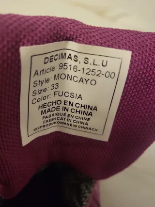 Botas de montaña fucsias T-33