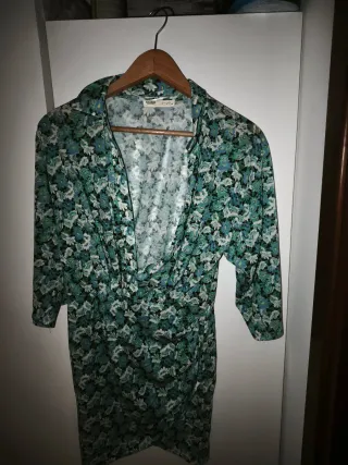 Vestito floreale verde