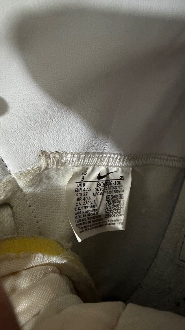 Zapatillas Nike Blazer Blancas y Negras