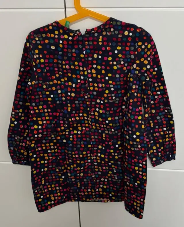 Vestido Benetton infantil 6-7 años