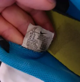 Scarpe da calcio Nike nere e blu