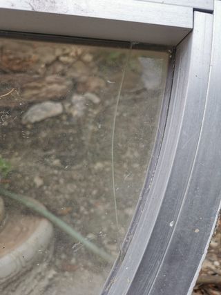 Ventana redonda de aluminio