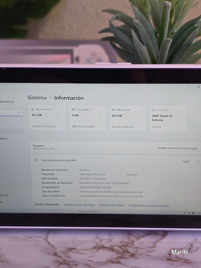 GARANTIA‼️Asus ROG Ally Z1 Extreme 512gb
