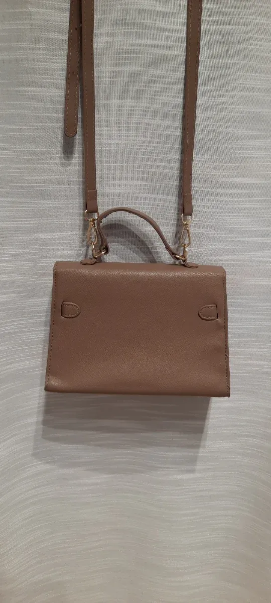 Bolso de mano beige