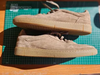 Zapatillas de vestir ante