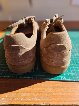 Zapatillas de vestir ante