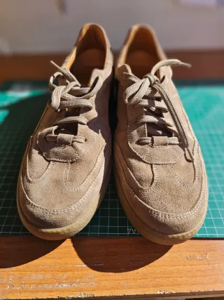 Zapatillas de vestir ante