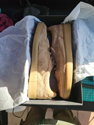 Zapatillas de vestir ante