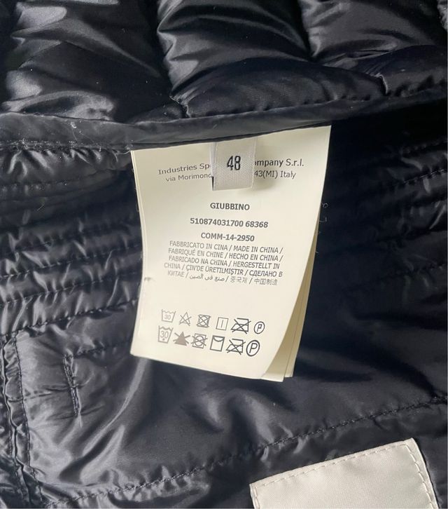 Piumino leggero Cerruti 1881 nero