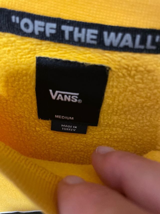 Sudadera Vans Off The Wall Amarilla