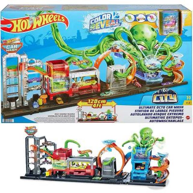 Pista HOT WHEELS CITY - Pulpo Autolavado