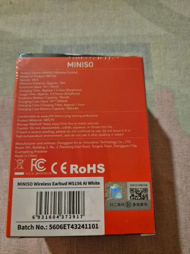 Auricolari MINISO MS156 Senza Fili