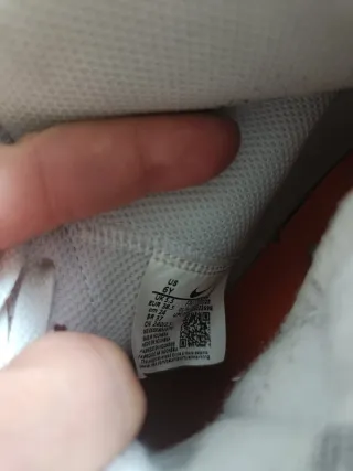 Nike Bambas Blancas Naranja