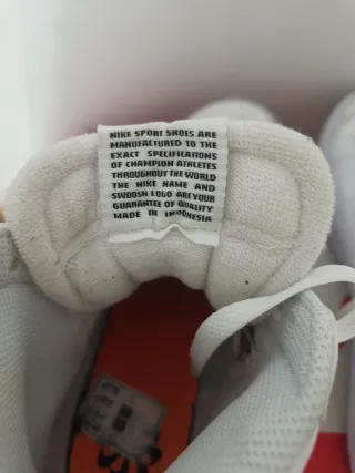 Nike Bambas Blancas Naranja