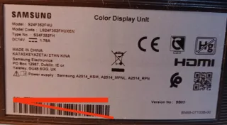 MONITOR SAMSUNG 24 pulgadas