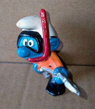 Puffo subacqueo con attrezzo Smurf schleich