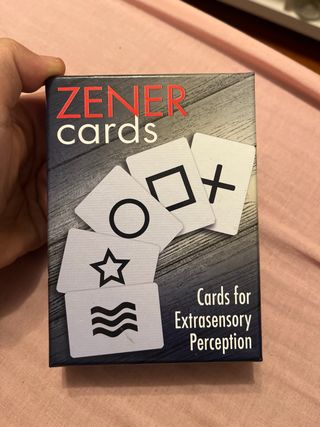 Cartas Zener para Percepción Extrasensorial