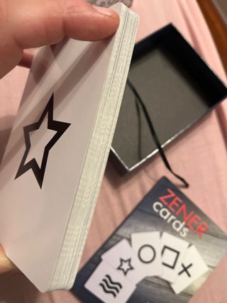 Cartas Zener para Percepción Extrasensorial