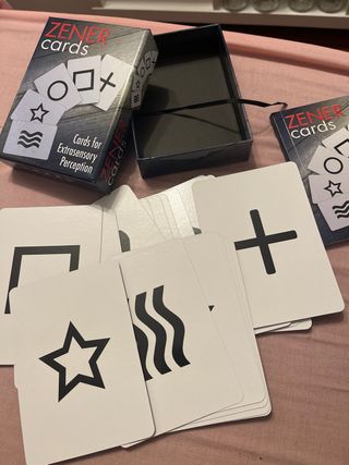 Cartas Zener para Percepción Extrasensorial
