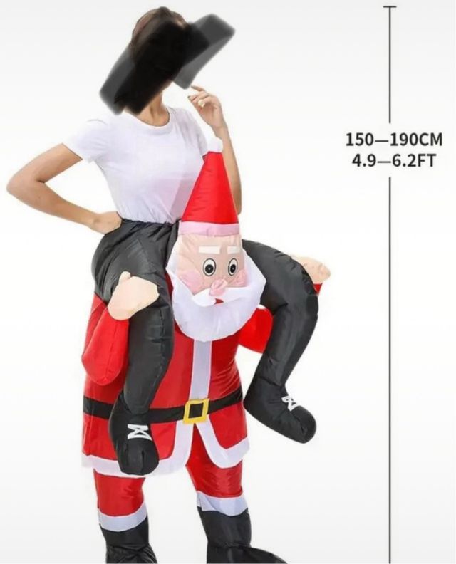 Disfraz inflable Papá Noel Talla L