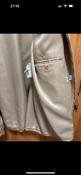 Abrigo Goldix Lujo Cálido Talla Única Beige