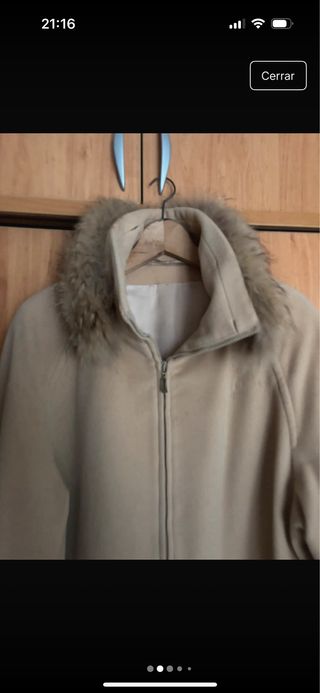 Abrigo Goldix Lujo Cálido Talla Única Beige