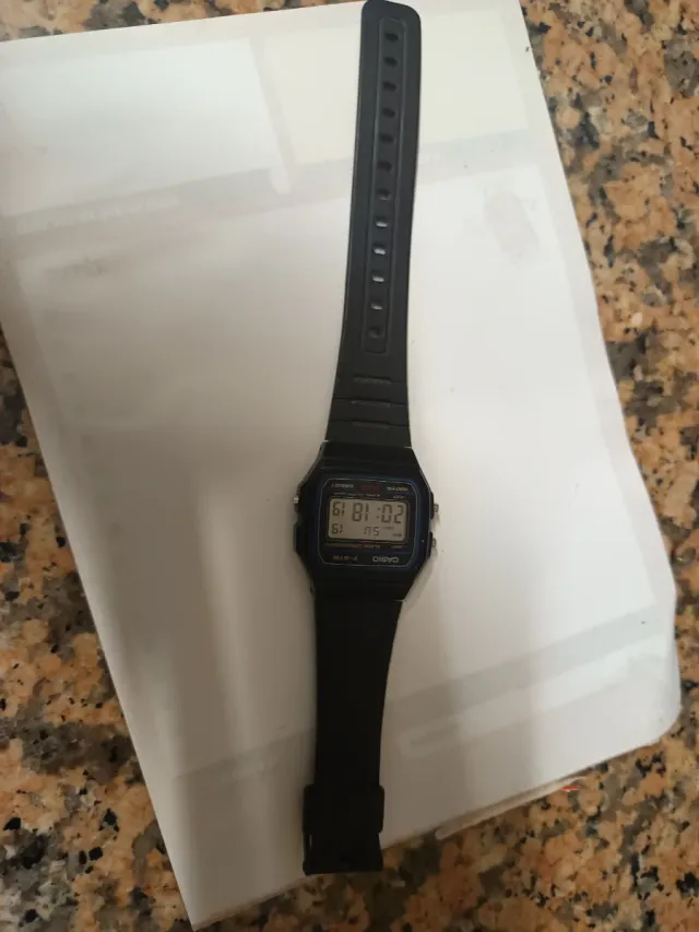 Reloj Casio F-91W Negro