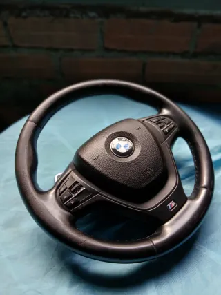 Volante BMW Pack M + levas + airbag