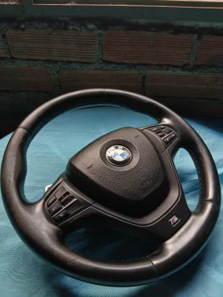 Volante BMW Pack M + levas + airbag