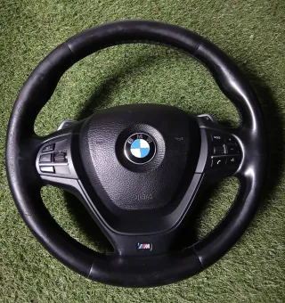 Volante BMW Pack M + levas + airbag