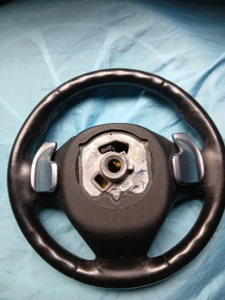 Volante BMW Pack M + levas + airbag