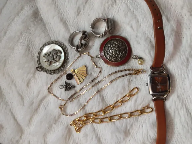 Lote bisutería antigua