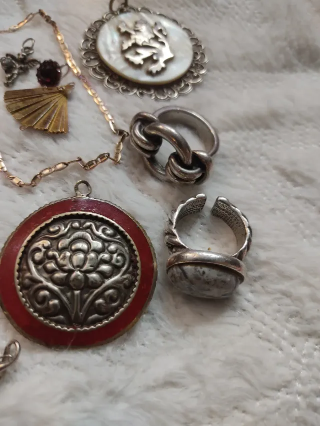 Lote bisutería antigua