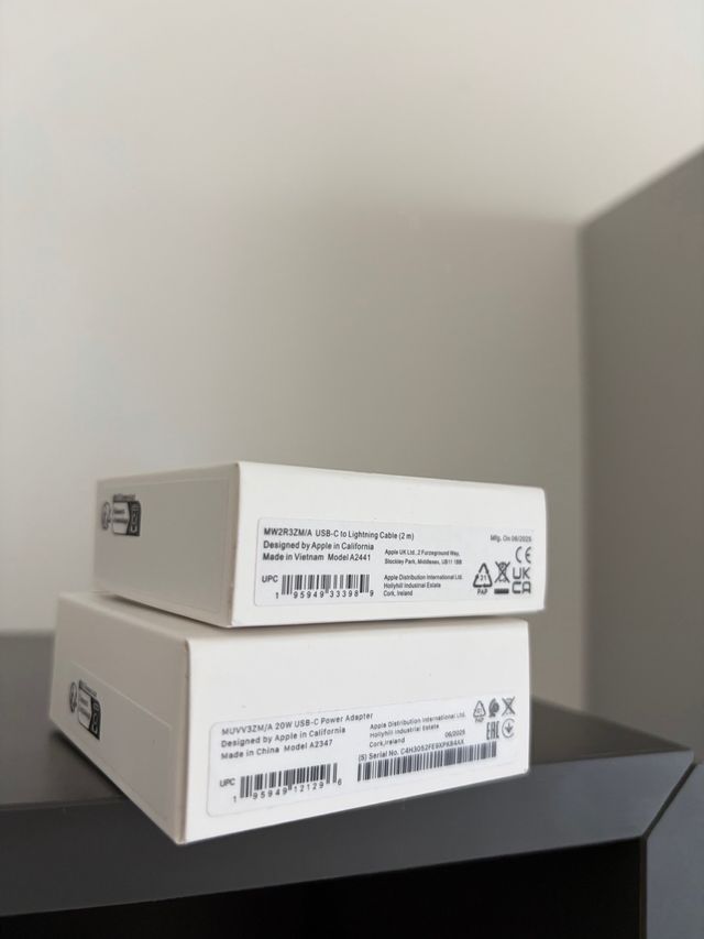 NUOVI Apple Cavo 2M USBC Lightning+ Caricatore 20W