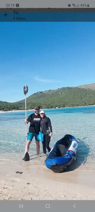 Kayak hinchable MISTRAL 2 personas