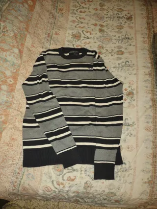 Jersey Jack & Jones Rayas Gris y Negro