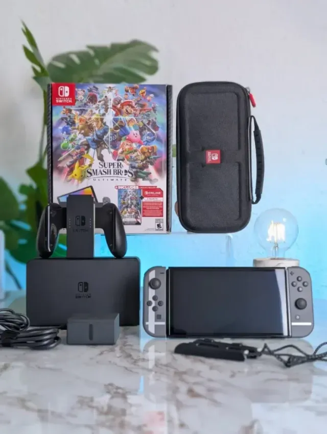 GARANTIA OLED Smash bros Nintendo Switch