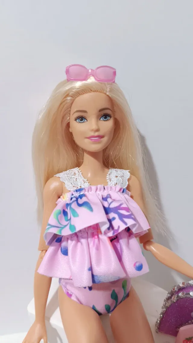 Barbie articulada con accesorios